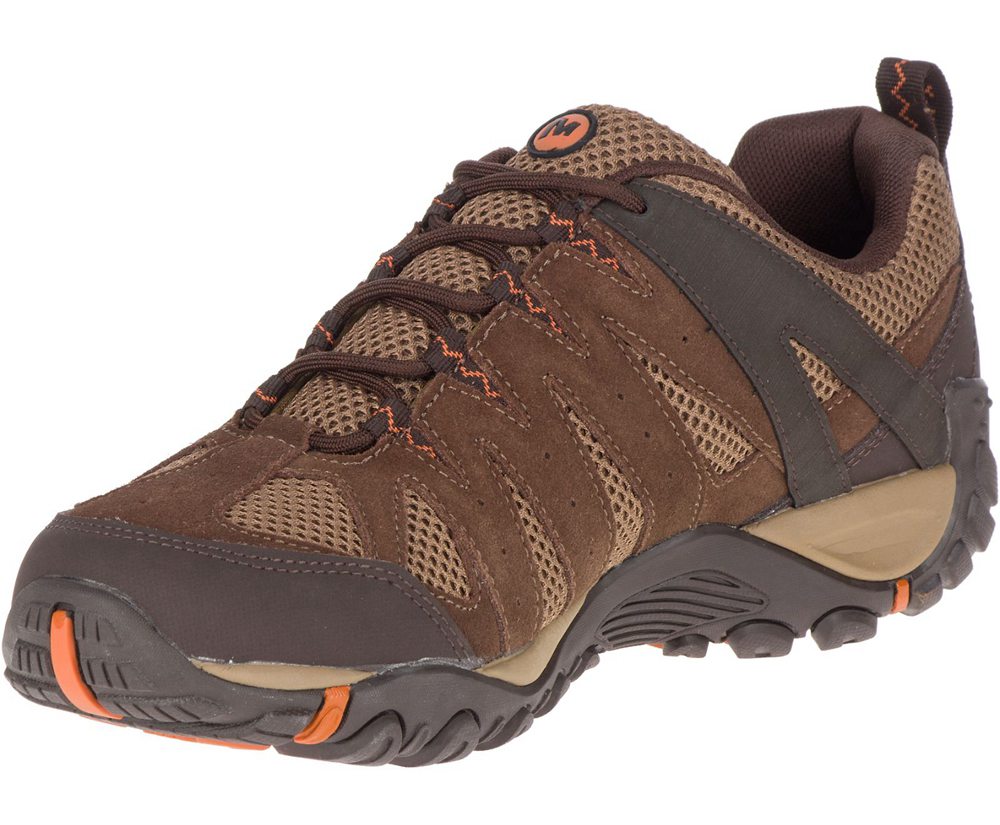 Buty Trekkingowe Merrell Męskie Brązowe - Accentor 2 Ventilator - 640829-YUW